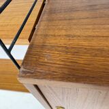 Mid-Century Nisse Strinning string design teak wall unit , 1960s