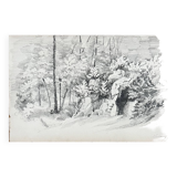 Landscape drawing: in the Forest of Asnières - 49