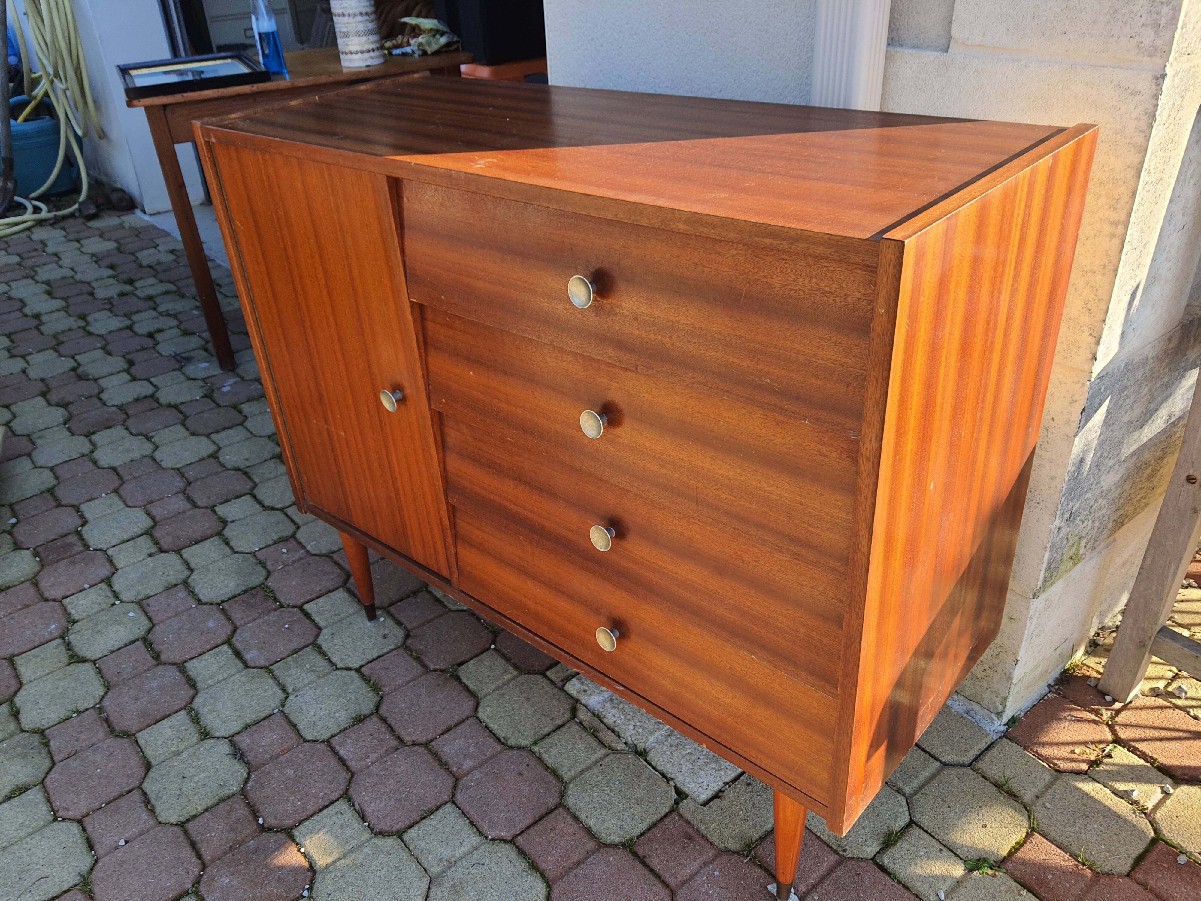 Commode vintage scandinave