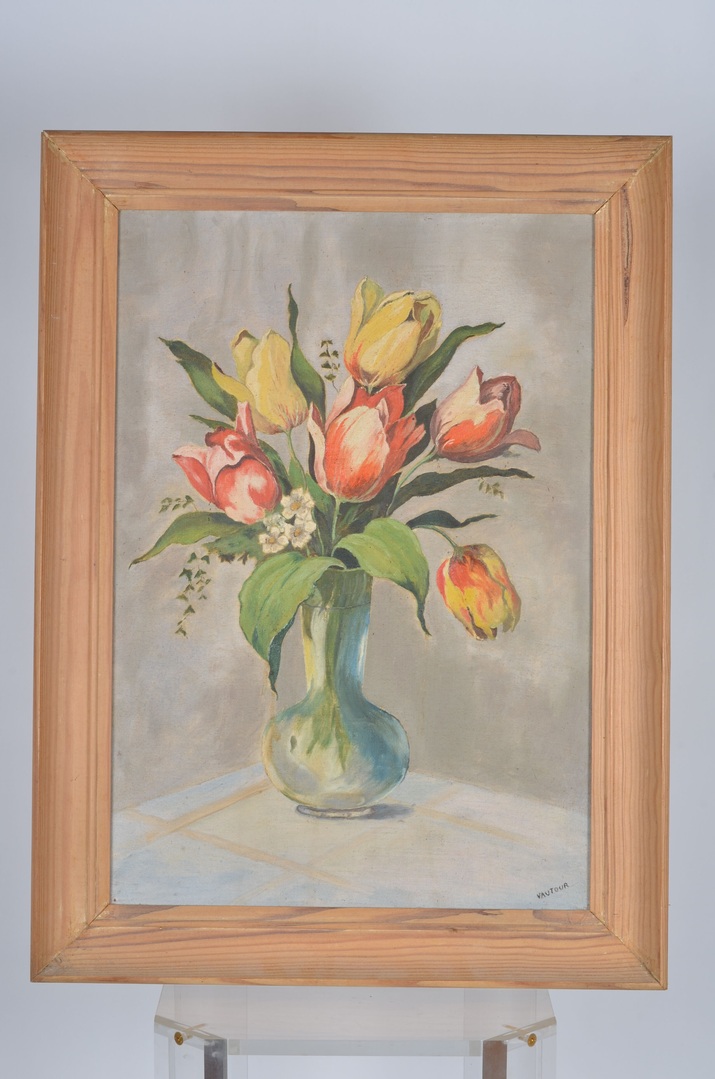 Still life bouquet of tulips