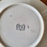 Ancienne Assiette en Faïence KG Lunéville modèle Brienne