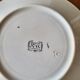 Old Earthenware Plate KG Lunéville model Brienne