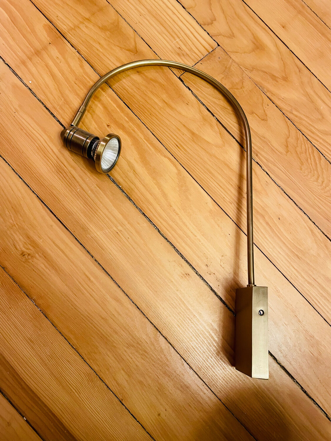 Wall sconces swivel head brass copper