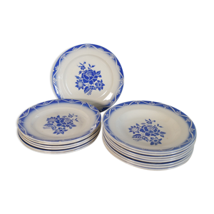 Lot de 15 assiettes sarreguemines Méditerranée