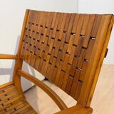 Gelenka Armchairs in Solid Beech Wood, Germany, 1950, Set of 2