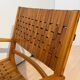 Gelenka Armchairs in Solid Beech Wood, Germany, 1950, Set of 2