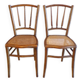 Pair of 1900 cane chairs