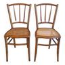 Pair of 1900 cane chairs