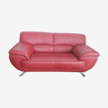 2-seater leather canape