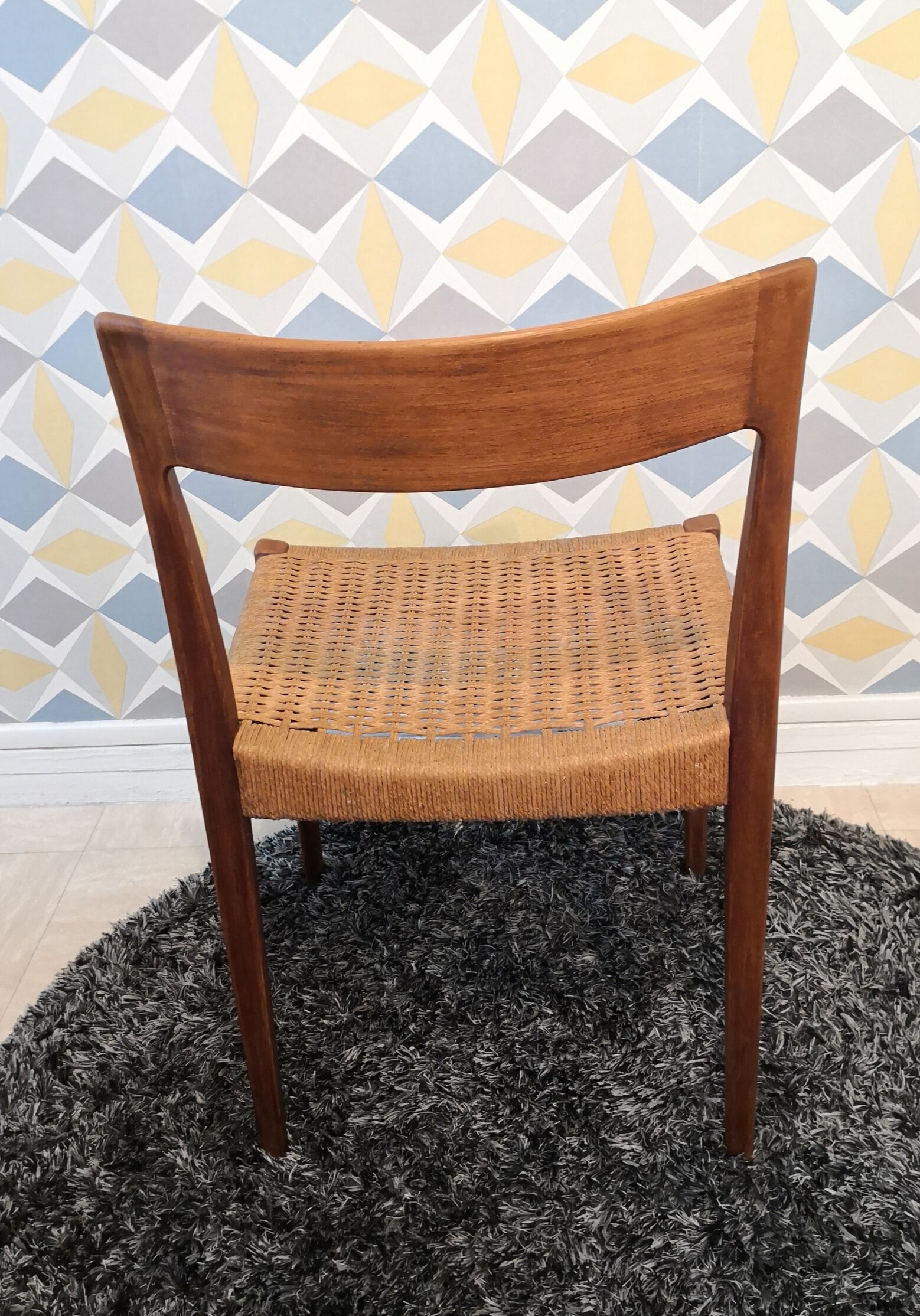 Chaise scandinave Niels Otto Moller en teck