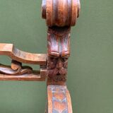 Dagobert oak armchair, new upholstery