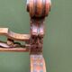 Dagobert oak armchair, new upholstery