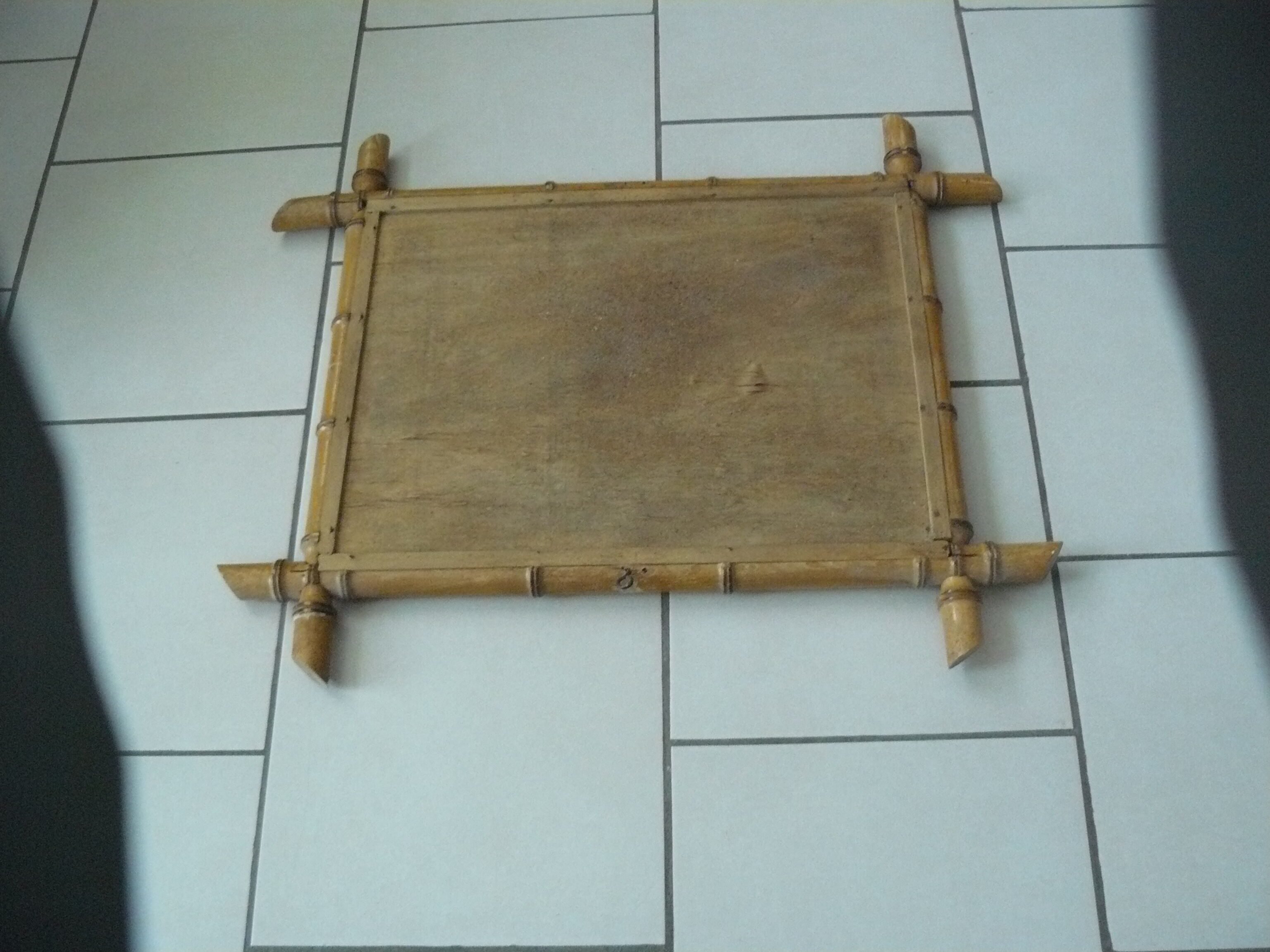 Miroir en banbou 65x55cm