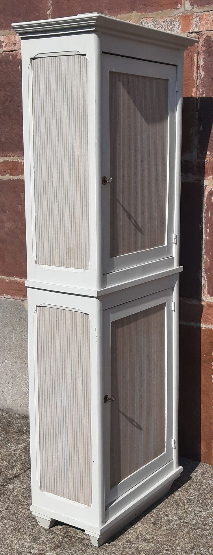 Wooden wardrobe.