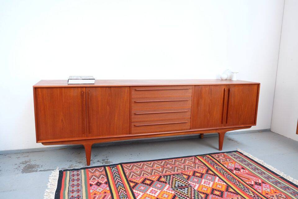 Buffet vintage danois HP Hansen en teck, années 60-70.