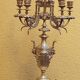 A pair of candle holders