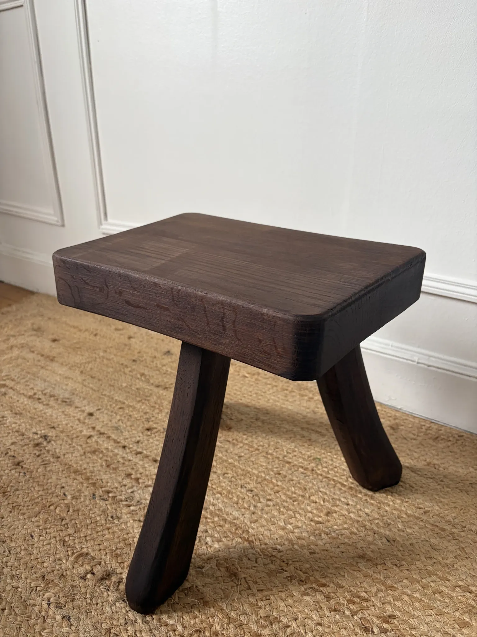 Brutalist tripod stool