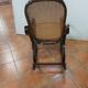 Rocking-chair curved wooden