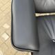 Vitra Eames Lounge Chair XL + Ottoman, Black leather & Santos Rosewood