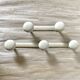 Vintage metal coat rack