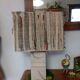 Geometric sculpted stone lamp from the 60s-70s.