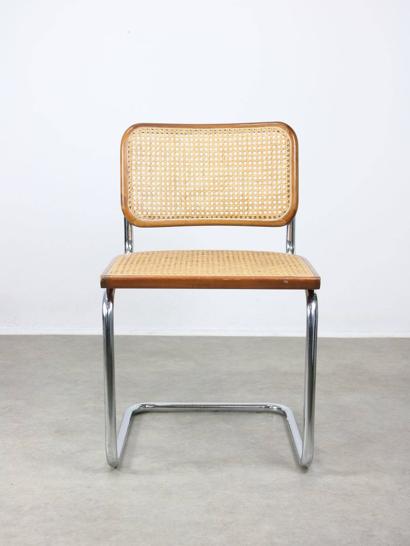 Chaise vintage marron B32 Cesca par Marcel Breuer, set de 2