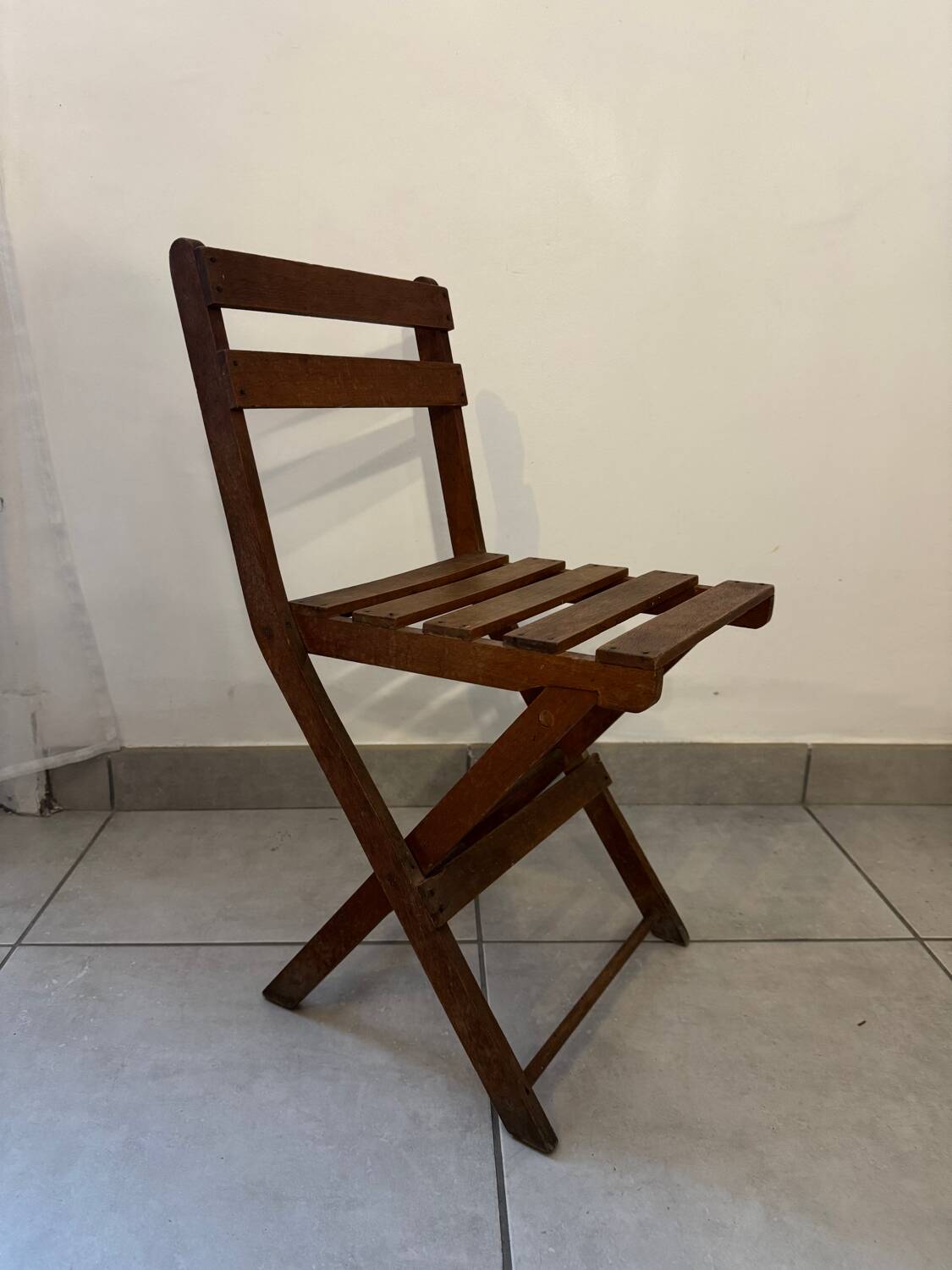 Bureau et chaise pliable enfant vintage