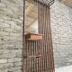 Cloakroom, Scandinavian wall-mounted coat rack in teak 1970