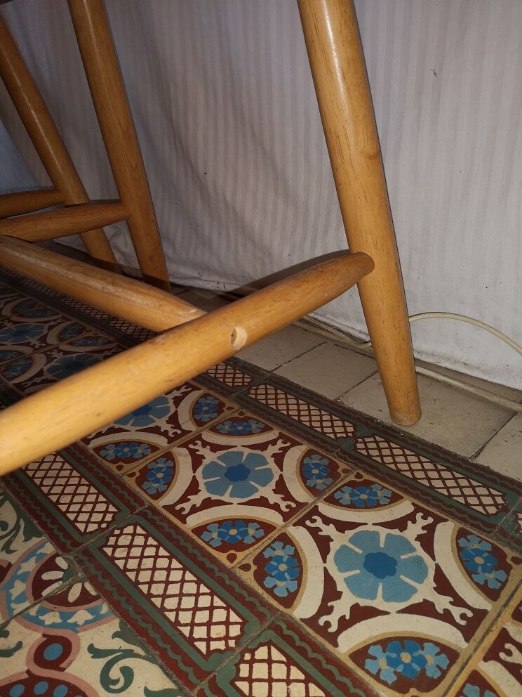 3 Ercol Windsor style chairs vintage elm 1980