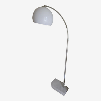 Lampadaire arc Agemob socle en marbre