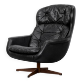 Fauteuil pivotant moderne scandinave vintage du milieu du siècle de Selig