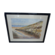 Tableau aquarelle bord de mer bateaux