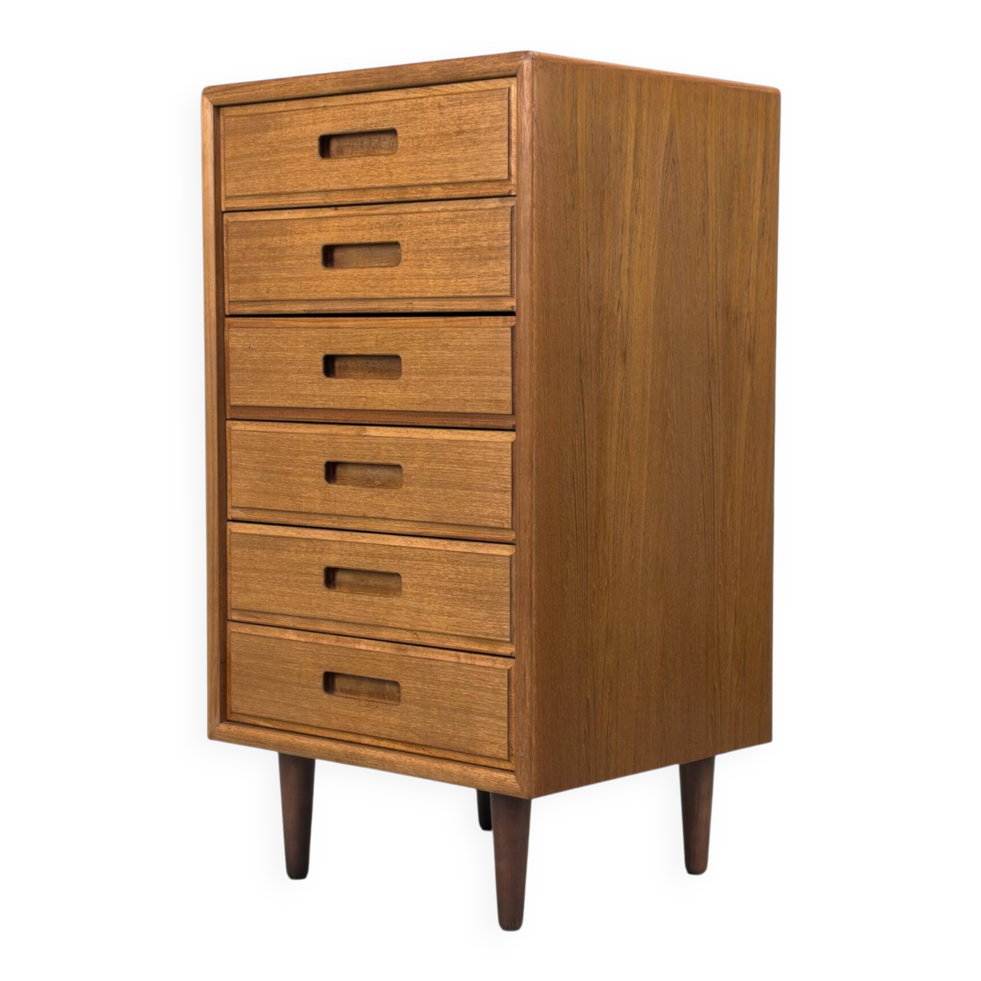Danish Teak Chest of Drawers from Fanø, 1970s