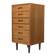 Danish Teak Chest of Drawers from Fanø, 1970s