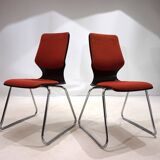 2 chaises Pagwood Flötotto par Elmar Flötotto