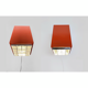 Wall lamps Kuben H-A Jakobsson Sweden Vintage