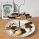 Porcelain server or display stand stamped Parrott & Company, Made in England, n° 478