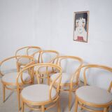 Fauteuils 209 de Thonet, 1986, Set de 6