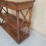 Nineteenth century walnut console