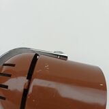 Brown wall lamp by S. Indra, from the 70's, Czechoslovakia