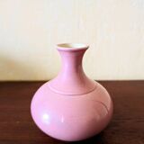 Pink ceramic ball vase