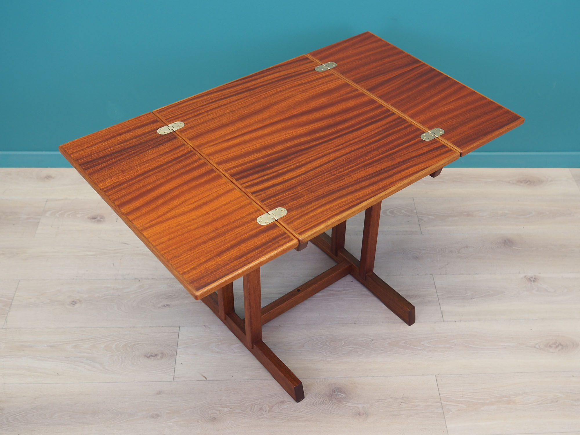 Mahogany table, Danish design, 70's, production: Denmark