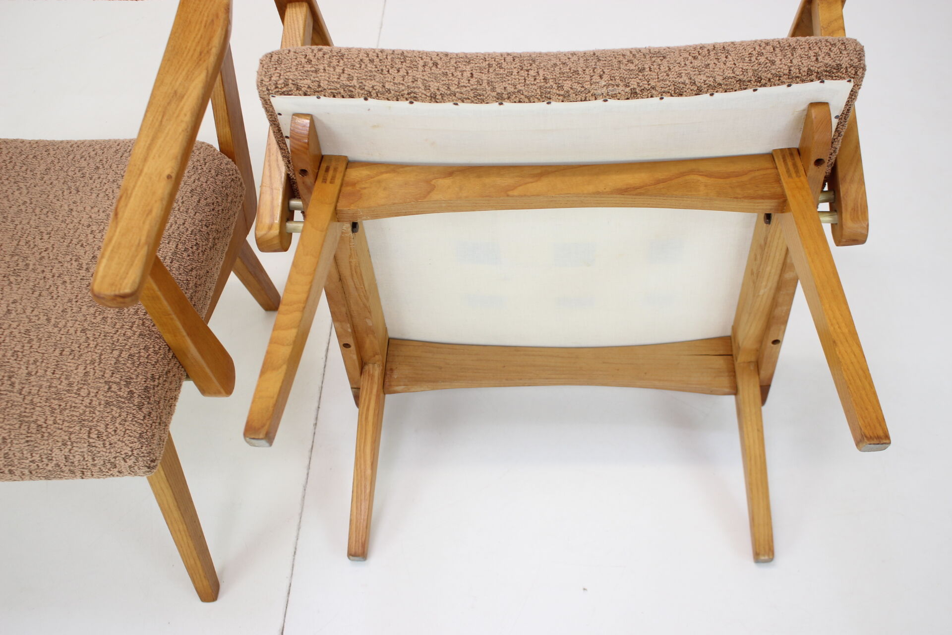 1960s Pair of Armchairs by Krasna Jizba, Czechoslovakia