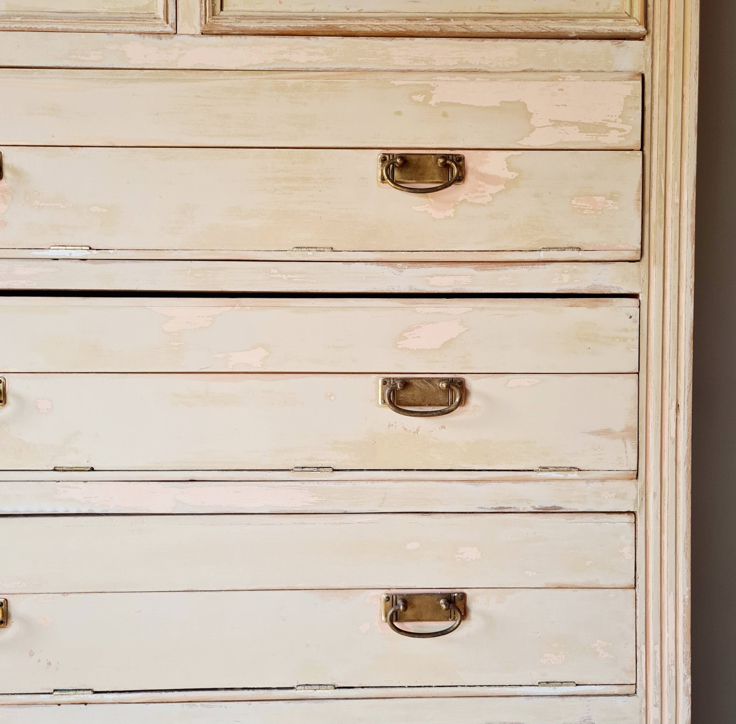 Haberdashery workbench - high chest of drawers - tallboy