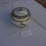 Bonbonnière diameter 15 cm glassware of BIOT pattern "classic bird"