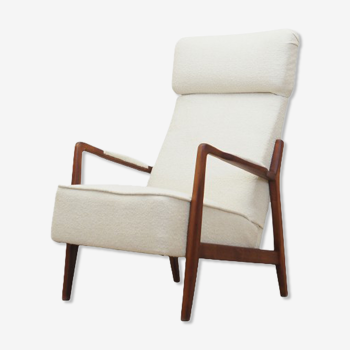 Oak armchair, Scandinavian design, 1960s, designer: Folke Ohlsson, manufacturer: DUX