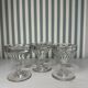 Set of 3 small liqueur glasses