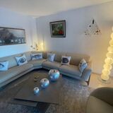 Canapé d’angle Roche Bobois Réflexion en tissu beige