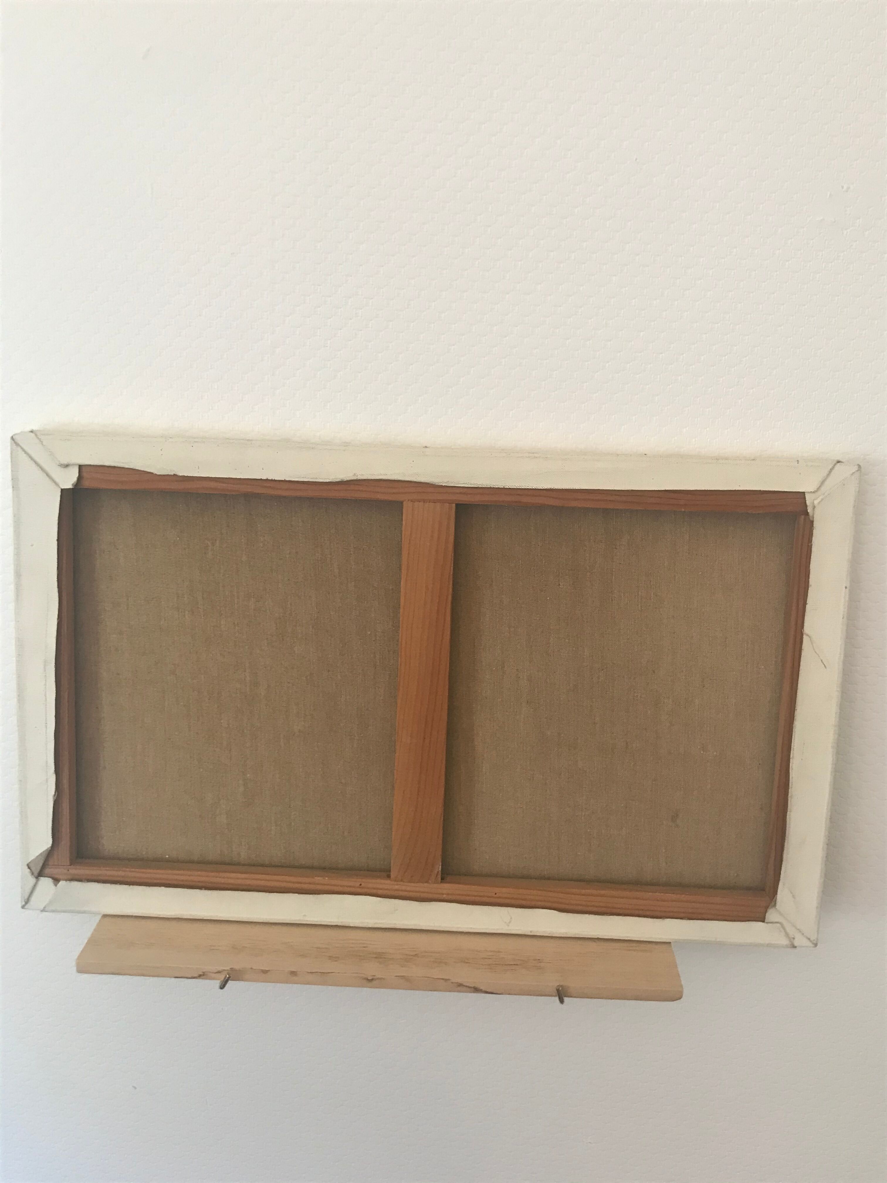 Oil on canvas landscape