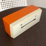 70's orange flip flap flash clock